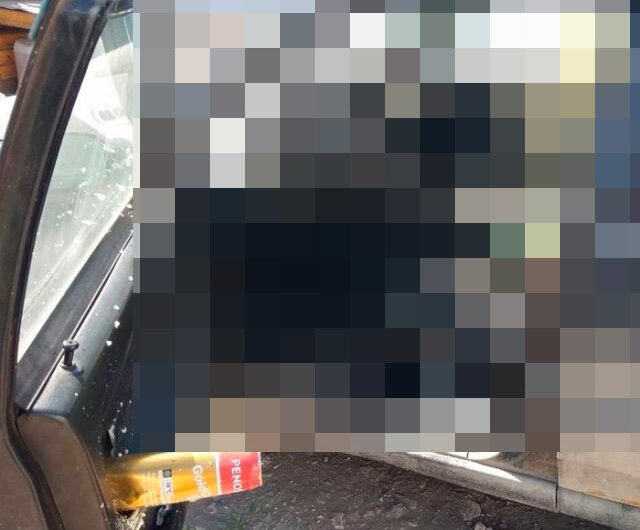 Не стоило оставлять баллон с монтажной пеной в машине (3 фото) 670234932ec92.jpeg