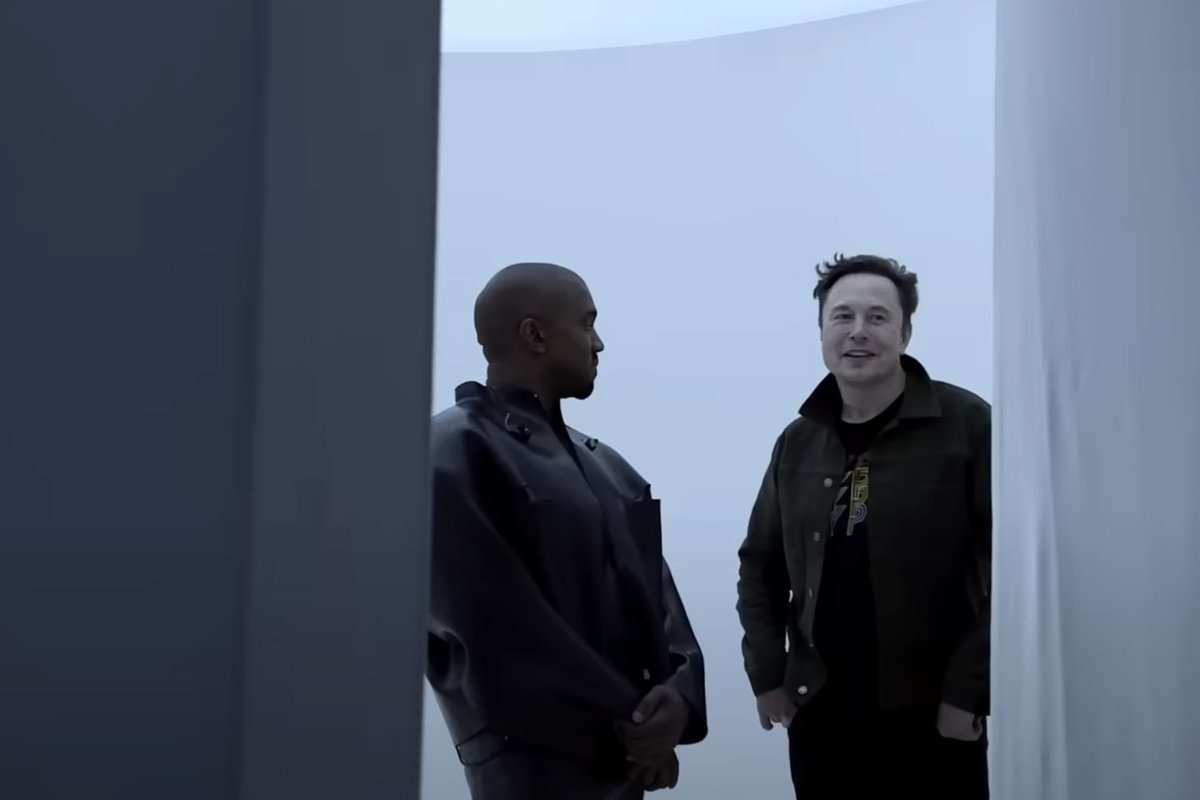 Канье Уэст и Илон Маск