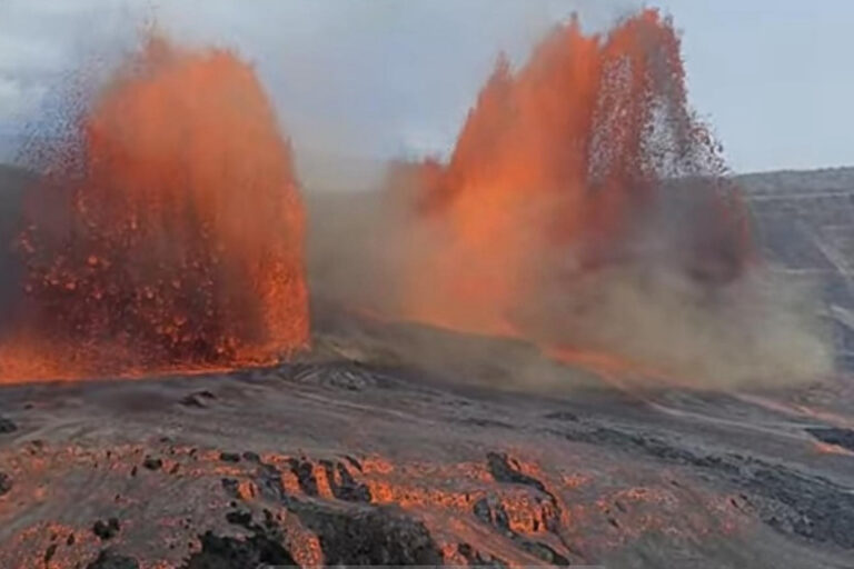 Vulkan Na Gavajjah Izverg Pugajushhe Bolshoj Fontan Lavy 11e4b0d