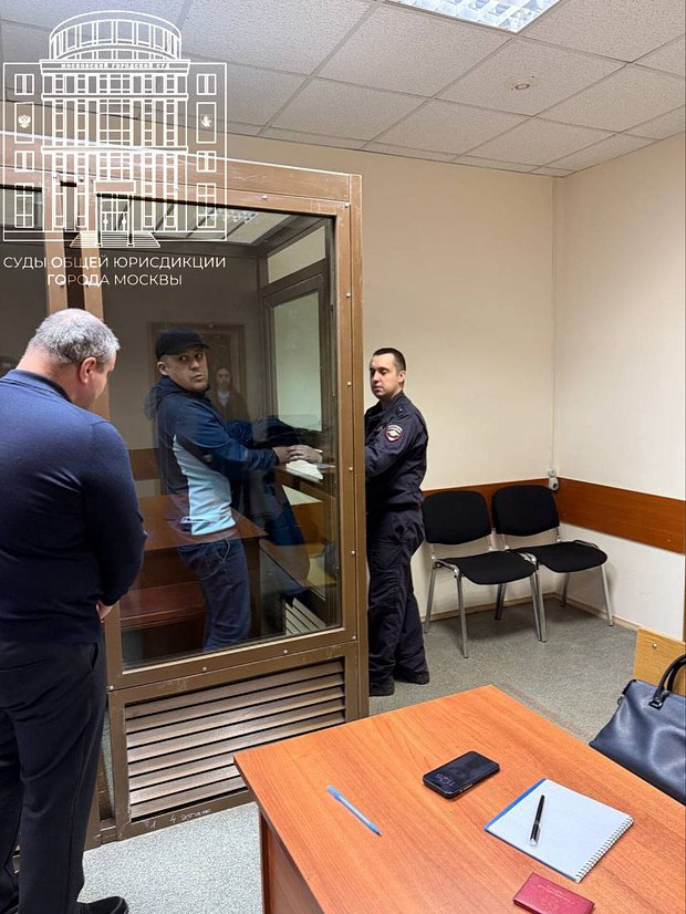 Дмитрий Кузьмин во время оглашения меры пресечения в Никулинском районом суде Москвы 17 декабря