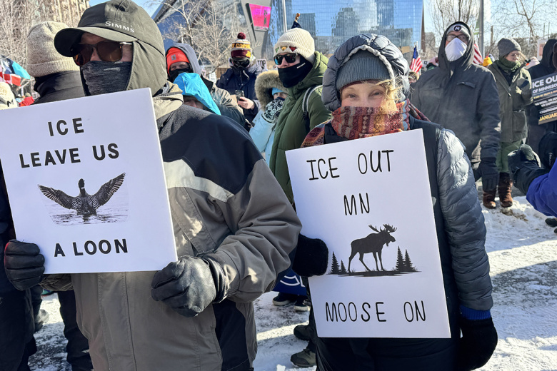 Massovye Protesty Ohvatili Minneapolis Nesmotrja Na 40 Gradusnyj Moroz 0eca2f7